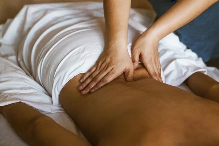 Massage treatment at Madrona del Mar Spa on Galiano Island
