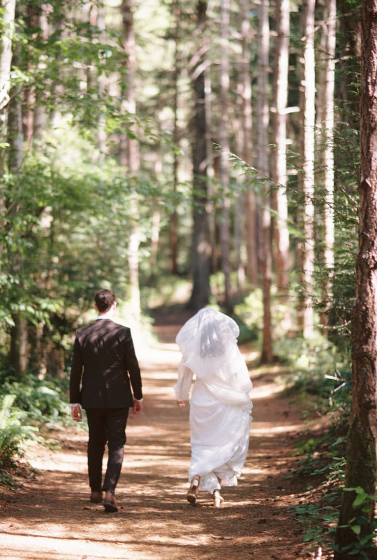 Vancouver Island wedding film photography by Sydney Woodward
