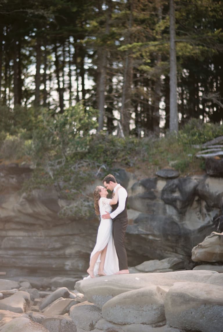 Vancouver Island wedding film photography by Sydney Woodward