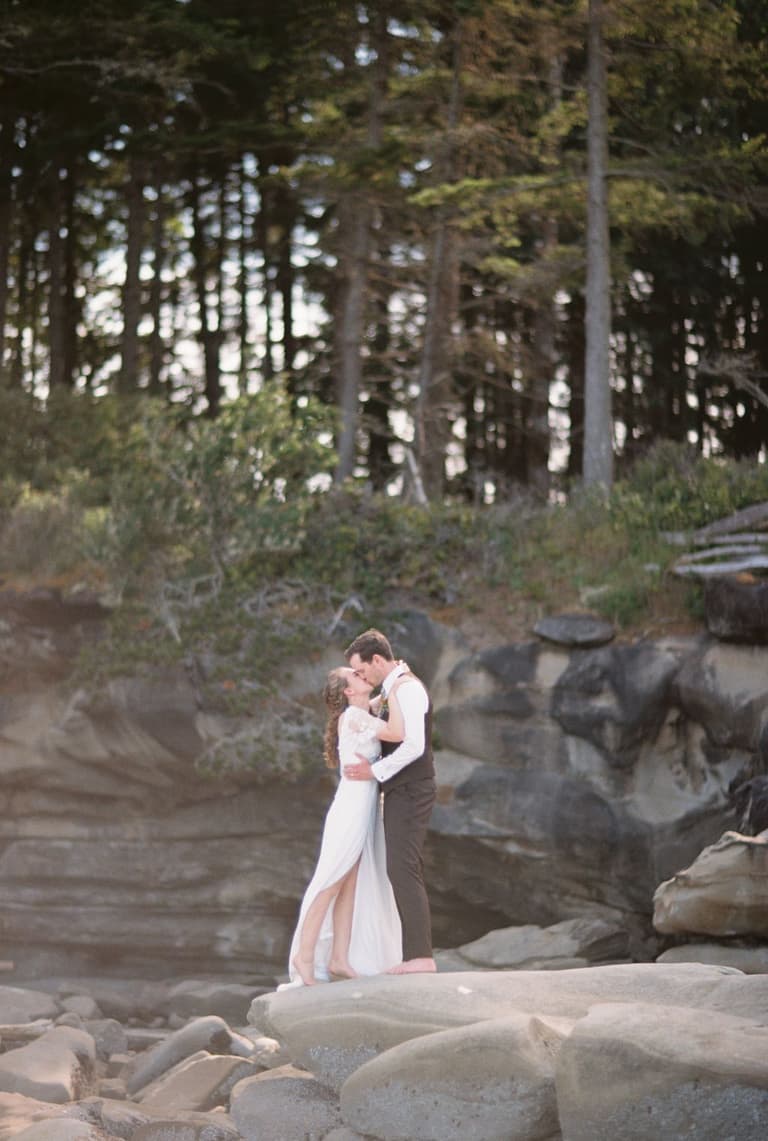 Vancouver Island wedding film photography by Sydney Woodward