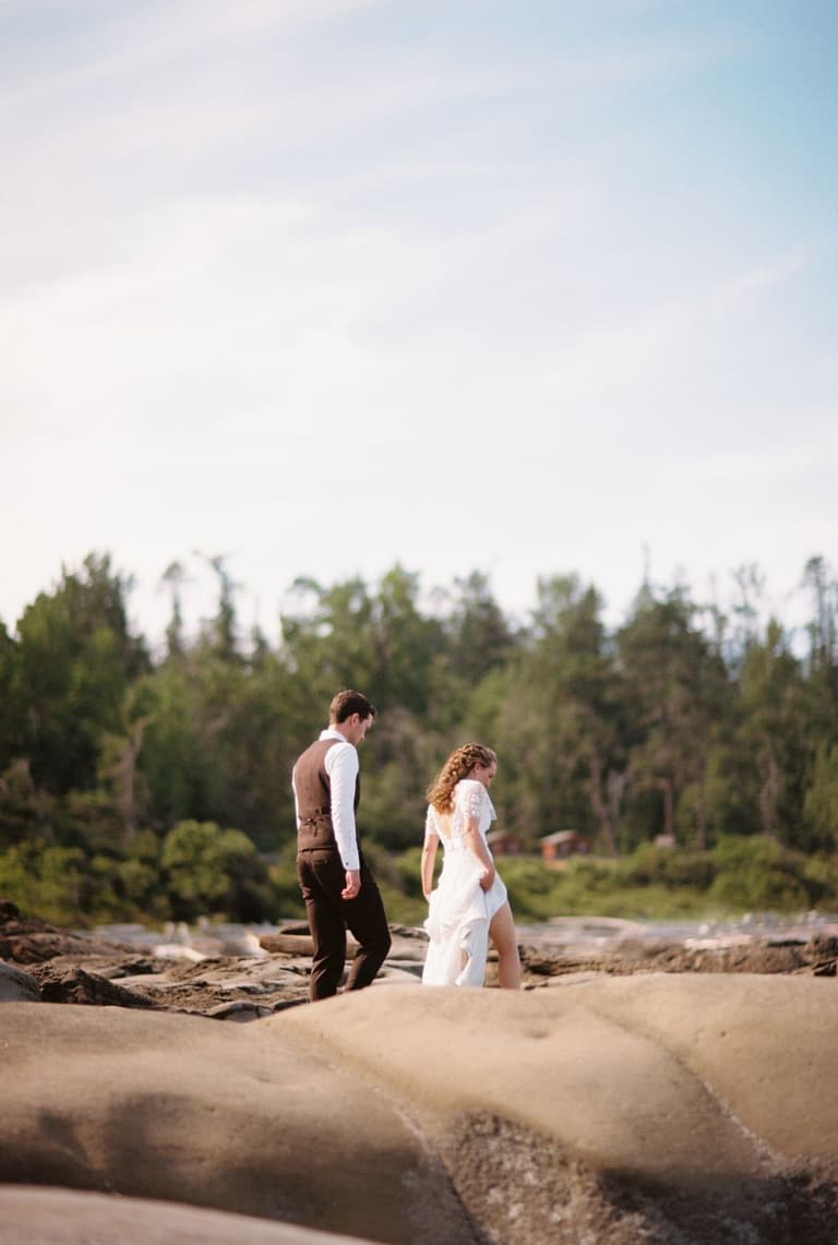 Vancouver Island wedding film photography by Sydney Woodward