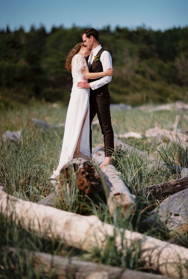 Vancouver Island wedding film photography by Sydney Woodward