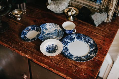 Blue & White Vintage China