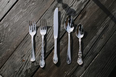 Vintage Silver-Plated Cutlery & Serving Utensils