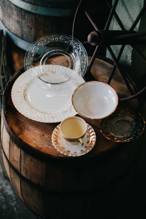 Floral & Coloured Vintage China